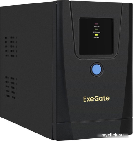 Источник бесперебойного питания ExeGate Power Back BNB-650.LED.AVR.1SH.2C13 EX292766RUS