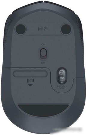 Мышь Logitech M171 Wireless Mouse серый/черный [910-004424]