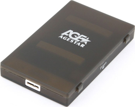 Бокс для жесткого диска AgeStar 3UBCP1-6G (черный)