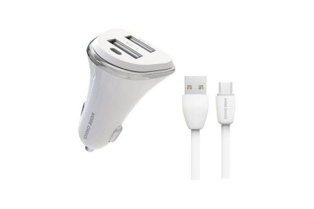 MORE CHOICE AC22m АЗУ 2USB 2.4A для micro USB White