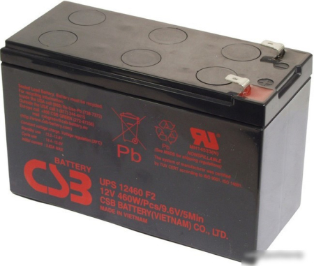 CSB UPS12460 F2 (12В/9 А·ч)