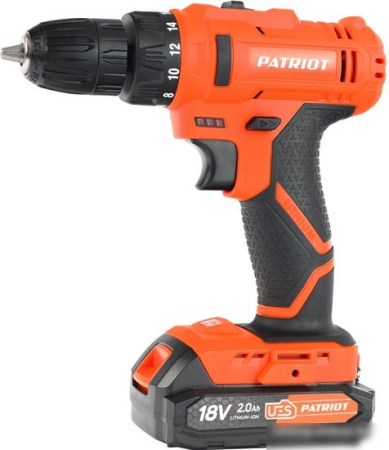 Дрель-шуруповерт Patriot BR 187UES (с 2-мя АКБ, кейс)