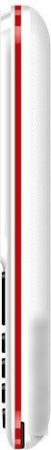 Кнопочный телефон BQ BQ-2440 Step L+ (белый/красный)