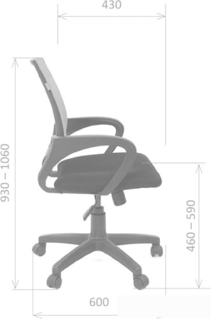 CHAIRMAN 696 black TW-01 (черный)