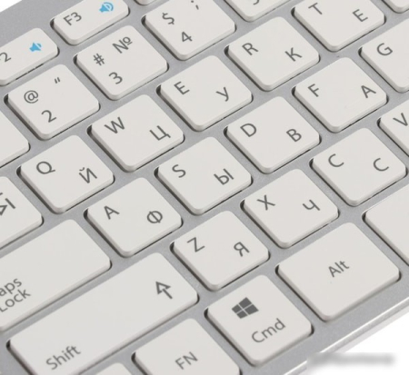 Клавиатура + мышь QUMO Paragon (серебристый/белый)