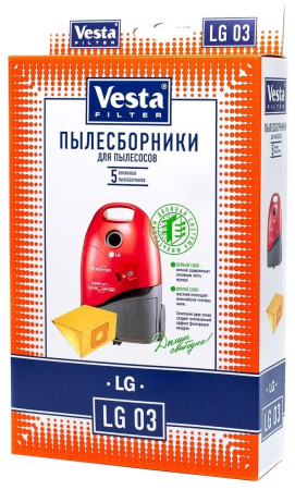 Комплект одноразовых мешков Vesta Filter LG 03